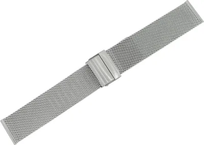 Produktbild von Herzog Milanaise Medium > Uhrenarmband 22mm > Edelstahl silberfarben