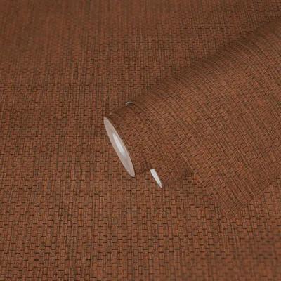Produktbild von A.S. Creation | Stoffoptik Tapete | Vliestapete | Kollektion #Hygge | 386127 | Rot | 10.05 x 0.53 m | Stoffoptik | Wohnz