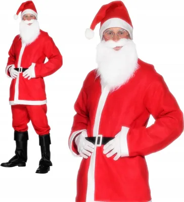 Produktbild von Santa Kostüm Kostüm Set 5 Stück Kostüm