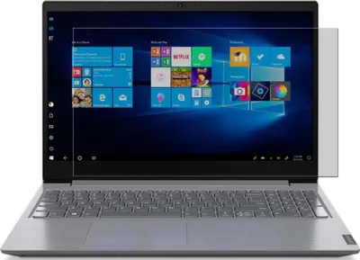 Produktbild von 2x Schutzfolie Lenovo V15 15 Zoll Antireflex Displayschutzfolie Antibakteriell