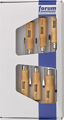 Obrázok produktu pre Fórum sada skrutkovačov do dreva6ks. drážkové/PH , 4317784850605