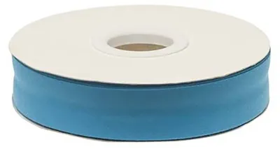 20m Schrägband unifarben 20mm ozean blau