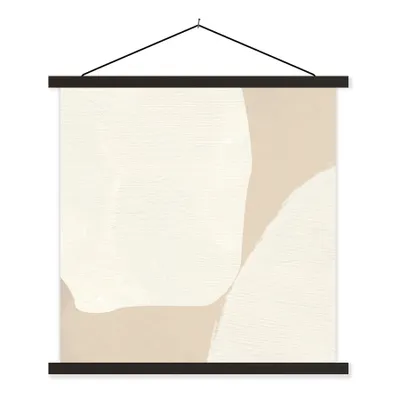 Produktbild von MuchoWow® Textilposter Abstrakt - Flecken - Pastell 40x40 cm mit schwarzem Rahmen - Fotos
