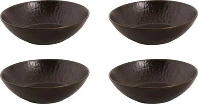 Produktbild von Palmer Ruston, Schale, Schüssel Ø 17 cm 45 cl, Braun Steinzeug, 4er Set