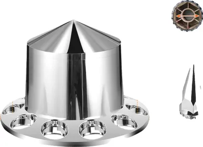 Immagine prodotto di Copertura asse, ABS resistente, facile da installare, 4 PEZZI