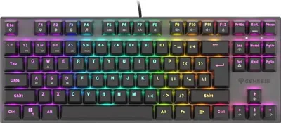 Zdjęcie produktu dla Genesis GENESIS Thor 303 TKL klawiatura gamingowa USB QWERTY US International czarna