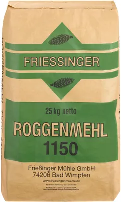 Produktbild von Frießinger Roggenmehl Typ 1150