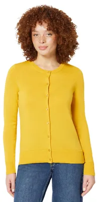 Produktbild von A. Essentials Damen Leichte Rundhalsstrickjacke (Erhältlich In Übergröße), Dunke