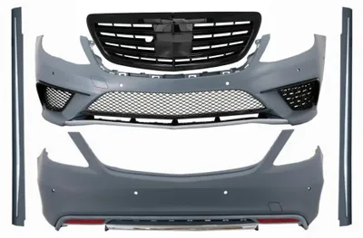 Produktbild von Bodykit für Mercedes S-Klasse W222 2013-06.2017 S63 Look Kühlergrill Schwarz.