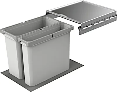 Immagine prodotto di Selezionatore di rifiuti NABER da 24,5 (16+8,5) litri COX® BOX 360 S/400-1 per armadio da 40 cm di larghezza