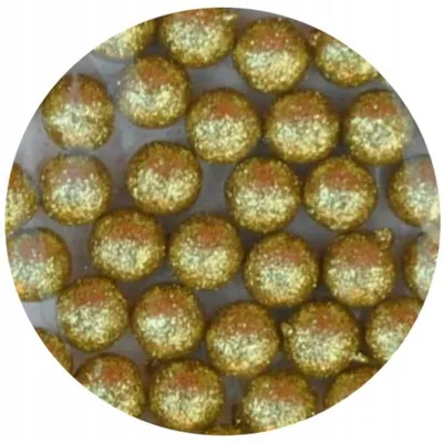 Produktbild von Aliga Styroporkugeln Gold 10 mm 50 Stück Dekoration