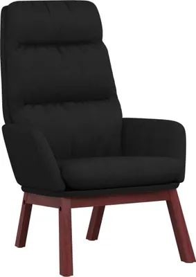 Immagine prodotto di vidaXL Poltrona relax in tessuto nero