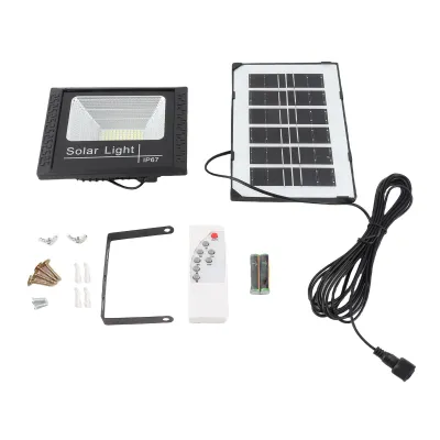 Obrázek produktu pro 102LED venkovní solární reflektor IP67 Proof Solární nástěnná lampa s dálkovým ovládáním Street Lamp pro zahradu 40W