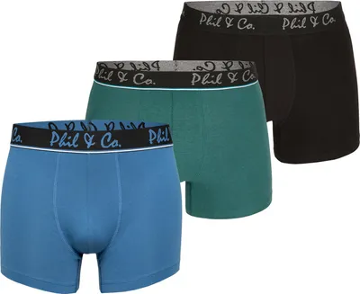 Produktbild von Phil & Co. Berlin Herren Retro Pants 3-Pack Jersey Core - Set 5 - Größe L
