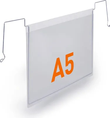Obrázok produktu pre Durable 118419, Priehľadná, Plast, Polypropylén (PP), A5, 16 cm, 25 cm, 450 mm