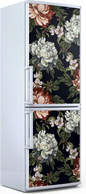 Produktbild von Magnete Dekorative - 70 cm x 190 cm - Küche - Magnetmatte Kühlschrankmagnete - Pfingstrosen Rosen Und Chrysanthemen