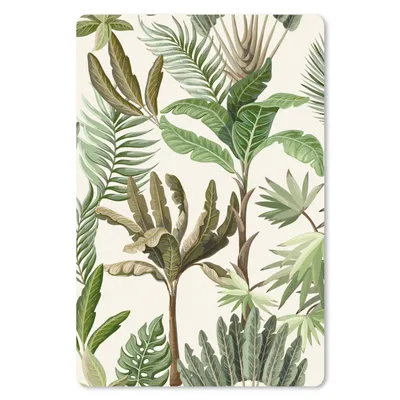 Produktbild von MuchoWow® Mauspad Mousepad Dschungel - Palme - Bananenstaude - Kinder - Natur - Pflanzen 18x27 cm - Mousepads - Maus Mat - Pad - Mausunterlage