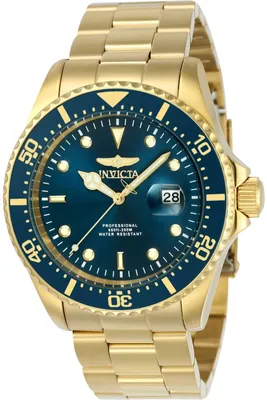 Imagen del producto de Reloj Invicta Pro Diver 23388 para hombre - Movimiento de cuarzo - Acero inoxidable con esfera azul - 43 mm
