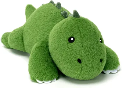 Produktbild von Gewichteter Dinosaurier-Plüschtier – Weiches Dino-Plüschtier – Kuscheln und Entspannung – Mit Gewichtsperlen – 25 cm – Grün