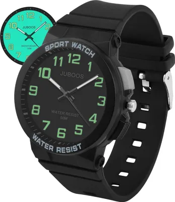 Produktbild von Armbanduhr Kinder,Kinderuhr Jungen Mädchen Analog Quartz Uhr mit Armbanduhr Licht 50M Wasserdicht Outdoor Sports Jugend Uhr 7-16
