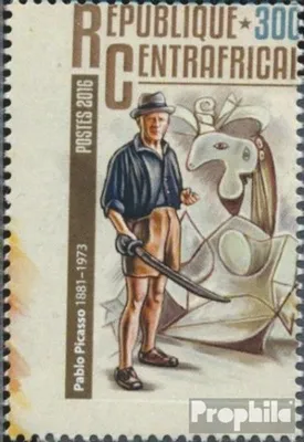 Produktbild von Briefmarken Zentralafrikanische Republik 2016 Mi 6194 (kompl. Ausgabe) postfrisch Pablo Picasso