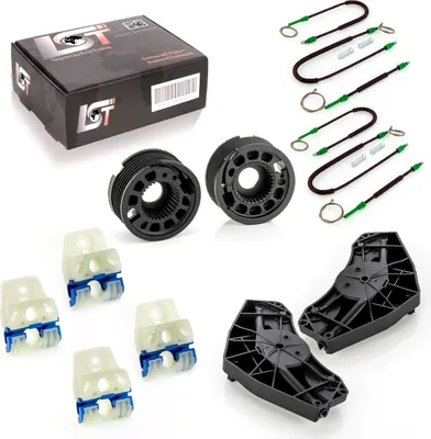 Produktbild von 2X Fensterheber Reparatursatz Set Vorne Links + Rechts Für Vw Passat 3C