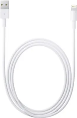 Produktbild von Apple Original Datenkabel - 2 Meter, Lightning (8-Pin) auf USB, MD819ZM/A, weiß, 2m