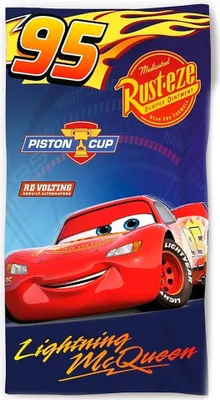 Obrázek produktu pro Dětská froté osuška 70x140cm Disney - Cars 95 Mc Queen