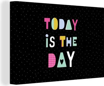 Produktbild von OneMillionCanvasses® - Leinwandbilder - 150x100 cm, Sommer - Zitat - Schwarz, Wandbilder Kunstdruck Wanddekoration