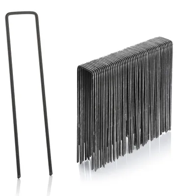 Productafbeelding van Grondankers - Staaldraad - 150 mm - 50 stuks - Ongegalvaniseerd