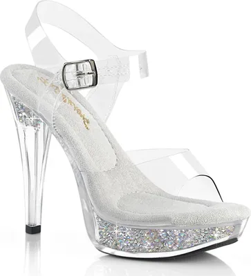Produktbild von COCKTAIL-508RSI Damen Sandale von Fabulicious, Transparent EU 39, US 9