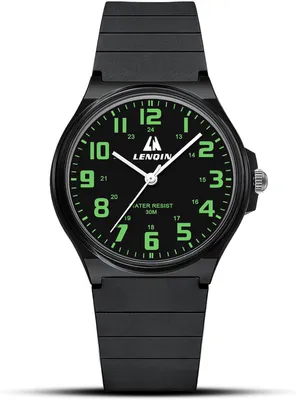 Produktbild von Herrenuhr Uhren Herren Analog Quarz 30m Wasserdicht Armbanduhren Mode Designer Uhr für Männer Silikonarmband