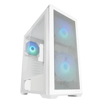Produktbild von LC-Power LC-717W-ON, Midi Tower, PC, Weiß, ATX, micro ATX, Mini-ITX, Metall, Kunststoff, Gehärtetes Glas, Gaming