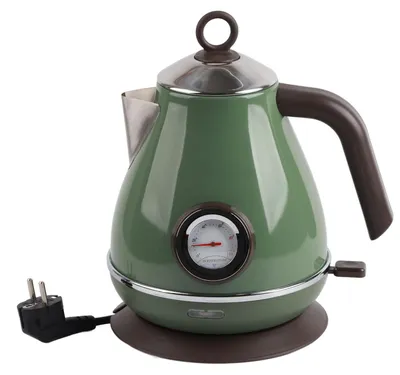 Retro-Wasserkocher 1,7 l mit Temperaturanzeige und 360°-Sockel