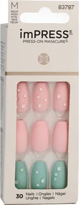 Zdjęcie produktu dla KISS imPRESS Press-On Manicure M (Dew Drop) 30 ks