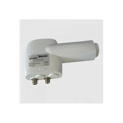 Produktbild von Twin-LNB 2 Teilnehmer, 40mm, Multifeed, Raketen-Feedhorn, IP66