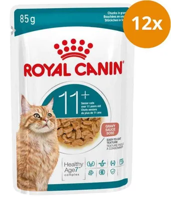 Produktbild von ROYAL CANIN FHN Cat Ageing 11+ Gravy 12x85g