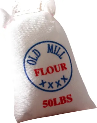 Produktbild von Dollhouse Mehlsäcke hohe Simulationszubehör Stoff Mini Salzbeutel Dekoration zum Schießen von Requisiten-A
