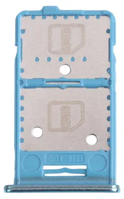 Image de Support pour cartes SIM double et Micro SD pour Samsung Galaxy M31s, vert, pièce de rechange