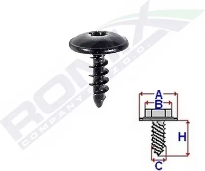 Produktbild von Schraubensatz C70510, 15,4 mm Höhe, 5 mm Durchmesser