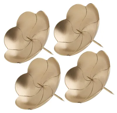 Obrázek produktu pro Elzusha – Adventní svícen z mosazi, průměr 12 cm
