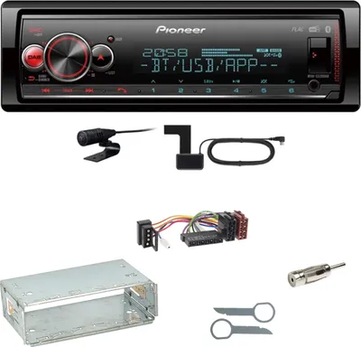 Produktbild von Pioneer MVH-S520DAB USB FLAC Digitalradio Einbauset für Mercedes E-Klasse W124