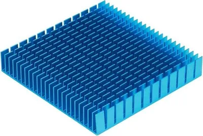 Obrázek produktu pro Modré hliníkové topné desky o rozměrech 120 × 120 × 20 mm