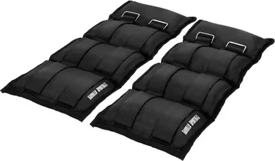 Obrázek produktu pro Gorilla Sports Zátěžové manžety, černé, 2 x 5 kg
