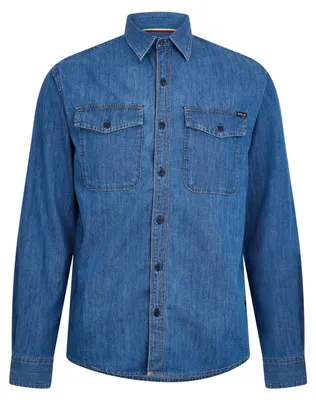 Produktbild von Replay - Hemd für Herren, Denim GT20376 (M) (Mittelblau)
