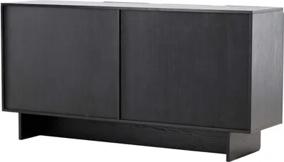 Produktbild von FURNLUX Anrichte Tyreo Schwarz 160cm / Hauptfarbe: Schwarz / Abmessungen: 160 x 42 x 80 cm