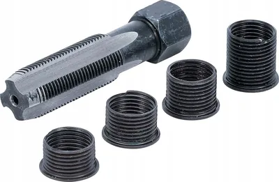 Produktbild von SATRA | Reparatursatz für Zündkerzengewinde, M12X1.25, 5-tlg, Gewinde-Reparatur-Set, Zündkerzengewinde Reparatursatz, Zündkerzengewindeeinsatz