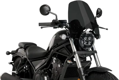 Image de PUIG Ecran Naked touring foncé fumé ABE approuvé pour Honda