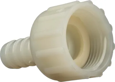 Produktbild von tecuro Schlauchtülle  mit IG Überwurf - Ø 26 mm x 1 1/4 (5/4) Zoll - Nylon weiß