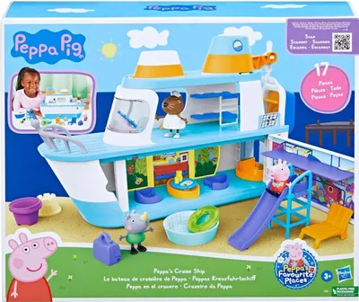 Produktbild von Hasbro Peppa Pig Peppas Kreuzfahrtschiff Mehrfarbig Spielzeug-Schiff